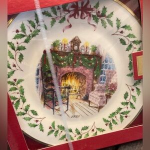 NIB Lenox 1999 Anniversary For the Holidays China Plate